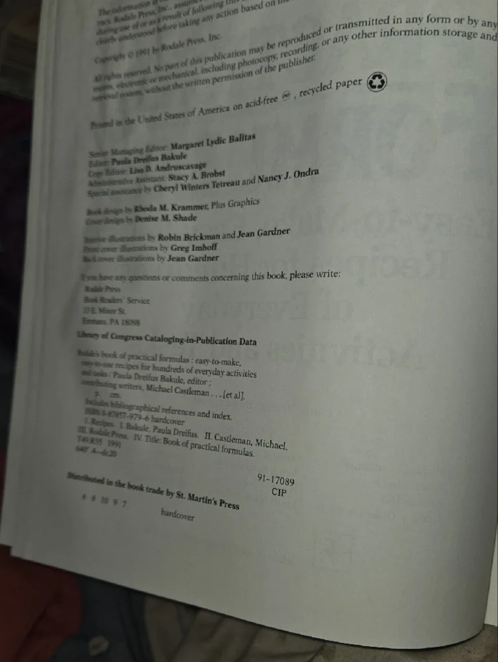 Rodale practical formulas